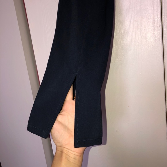 By the way center slit pant set in navy - Picture 4 of 4